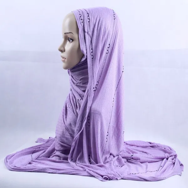 200x120cm 카슈카하 맥시 히잡 스카프 숄 여성용 이슬람교 겸양 Turban Headscarp Stripe Strawn Headship Strawed Head Rapp이슬람 의류
