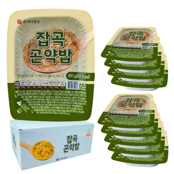  밥 맛 그대로! 한 끼 119kcal 잡곡곤약밥 150g X 10팩