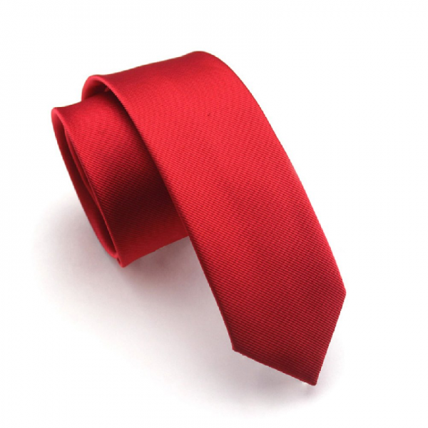  미국 직구 Elviros 멋진 남성 넥타이 19022re Red