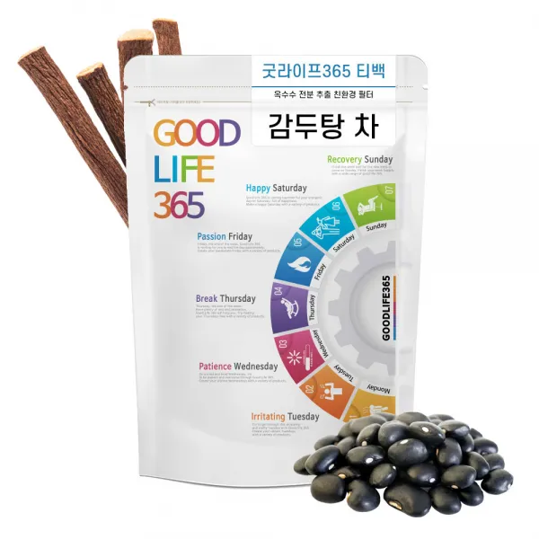 굿라이프365 감두탕 감초 검은콩 서리태 삼각티백 100개입 (2팩 구매시 트라이탄 보틀 1개 증정)