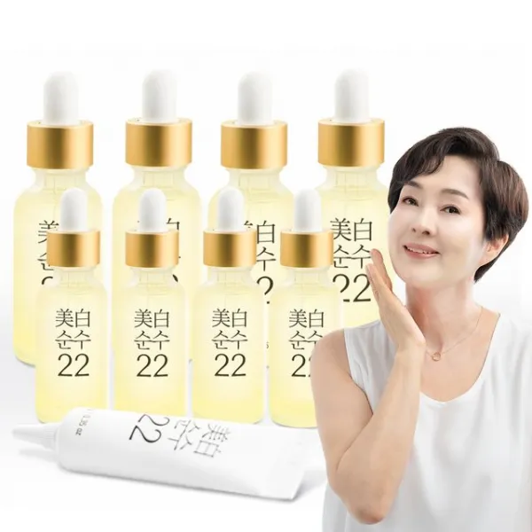 미백순수22 비타민C앰플(30gX4+10gX4+(무료체험)10g), 단일옵션