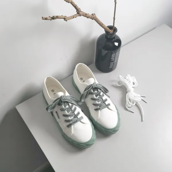 엠오엔2 봄가을 여성화 캔버스화 운동화 스니커즈 통굽 슬립온 키높이 신발 슈즈 패션 아쿠아 여학생
