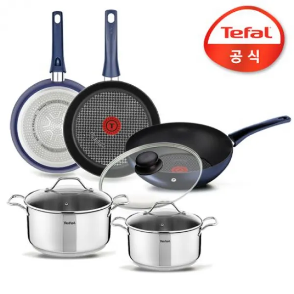 테팔 썩쎄스 인덕션 프라이팬 3p 세트, 1세트, 후라이팬24+28+인튜이션 양수냄비20+양수냄비24