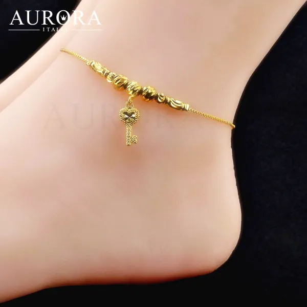24K 골드컬러 오로라 1돈 발찌 ANK-1905