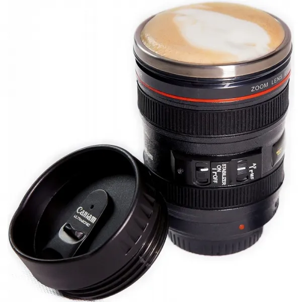 CameraLensCoffeeMug 최고의 사진 작가 선물 캐논 24-10mm렌즈의 AuthenticReplica에 이상적임(Mug만 해당), 단일옵션
