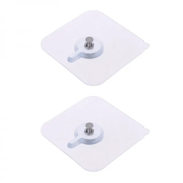 못없이액자걸기 책가방 액자 걸이 후크 벽 걸기 2pcs 원활한 자기 접착 네일 홀더