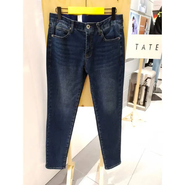 현대백화점 Tate 테이트 Ka9w0 Mdp010 남성용 4컬러 스트레이트 핏 본딩 기모 데님진