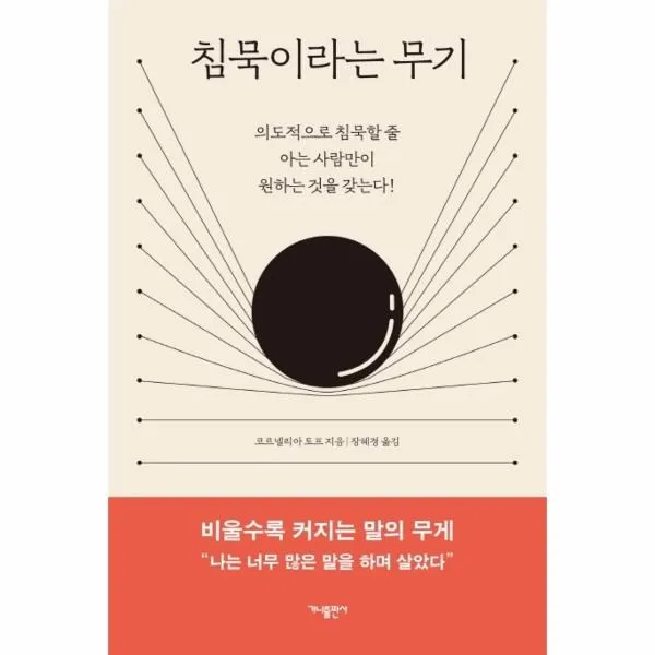 웅진북센 침묵이라는 무기 의도적으로 침묵할 줄 아는 사람만이 원하는 것을 갖는다 One Color | One Size@1