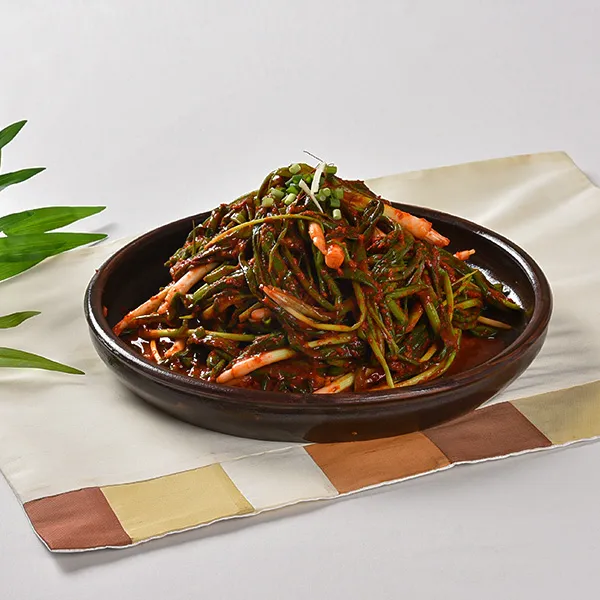 100% 국산 30년 전통 전라도 파김치 Haccp 2kg 1개