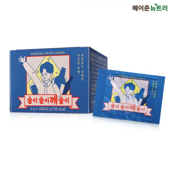 메이준뉴트리 숙취해소 술이술이 깨술이 1박스 (14포), 단품