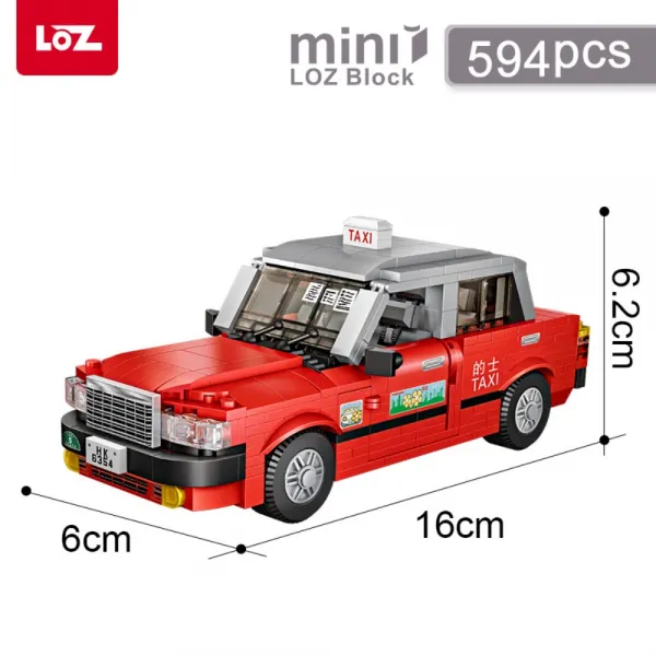 미니블럭 레트로 홍콩택시 LOZ Lizhi, 홍콩 택시
