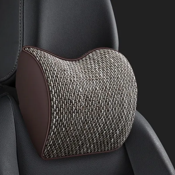 May.22 214번 메모리폼 허리 쿠션 자동차 쿠션 쿠션 차량용 쿠션 사무실 시트 허리 쿠션Z, 굵 은 마 케 팅 카키색 머리 베개 한 개