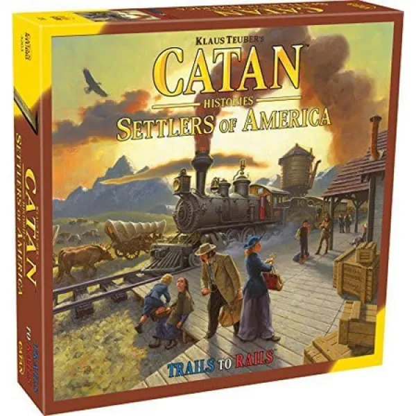 Catan Studio Catan 기록 : 미국 정착민 엔진 8 명의 정착민 수레 1 개의 무법자 40 개의 상품 큐브 및, 한 가지 색