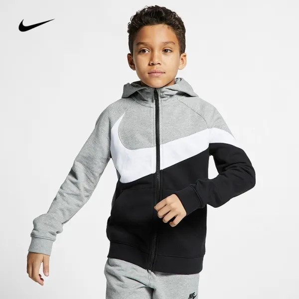 나이 키 대 동 (보이) 풀 기장 지퍼 가 디 건 후드 티 나이 키 SPORTSWEAR B0789 BV0789 - 0.89 - 0.64 M