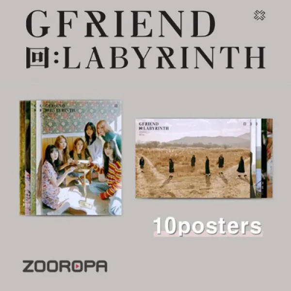 (포스터10종) 여자친구 (G-Friend) LABYRINTH 교차로 Crossroads (브로마이드 10장+지관통)