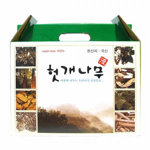 도화농산 헛개나무 열매 즙 열매 원액 차 진액 헛개나무 국산 헉개나무 티백 묘목, 2박스, 100mlx60포