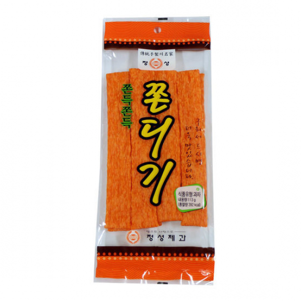 정성제과 쫀득쫀득 쫀디기 113g, 80개, 113g
