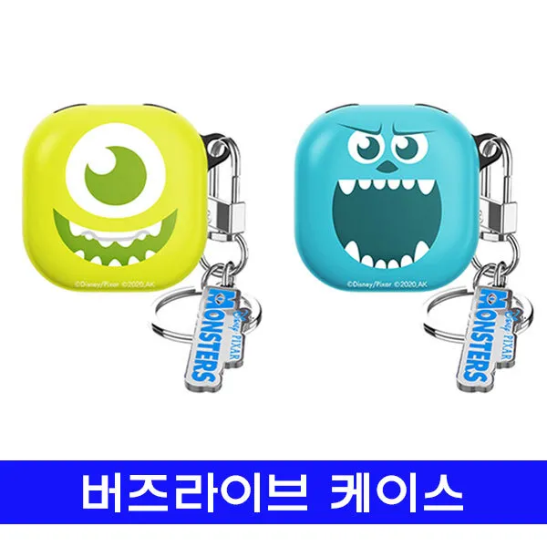 MP366 버즈라이브 하드케이스_몬스터대학교 페이스(ase007) 버즈케이스/버즈플러스케이스/버즈라이브케이스/갤럭시버즈케이스/buds케이스, 마이크