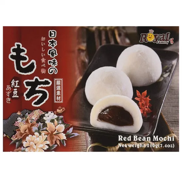 Royal Family Japanese Rice Cake Mochi Daifuku Red Bean 로얄 패밀리 일본식 떡7.4oz, 1개