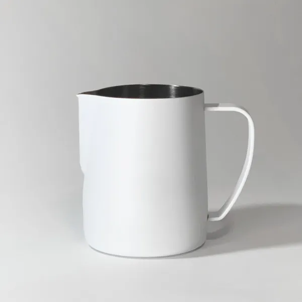 빈프로 화이트 스팀피쳐 600ml 20oz 홈 카페 우유 밀크저그 바리스타 라떼아트