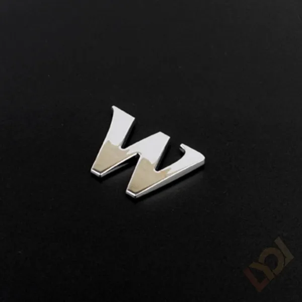 리올 디자인 이니셜문자 스티커 W 