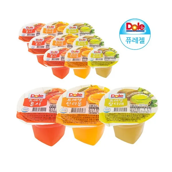 Dole 돌코리아 퓨레젤 130g 참다래맛 유통임박특가(2020-07-15)까지, 1개