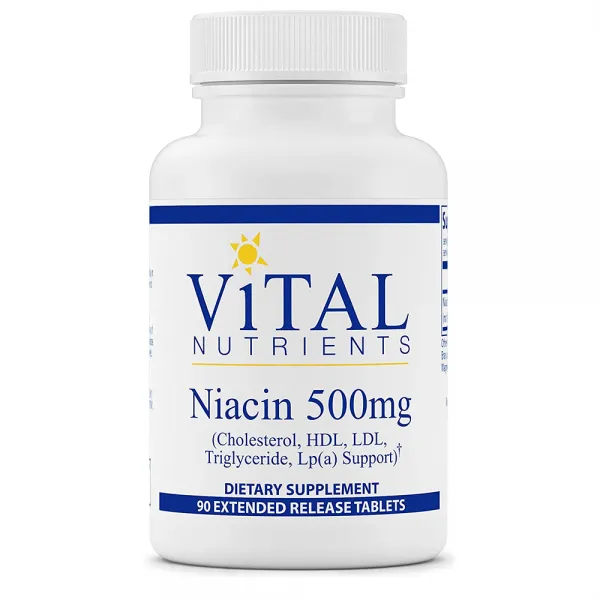 비탈 뉴트리언츠 Vital Nutrients Niacin 니아신 500mg 90정, 1병