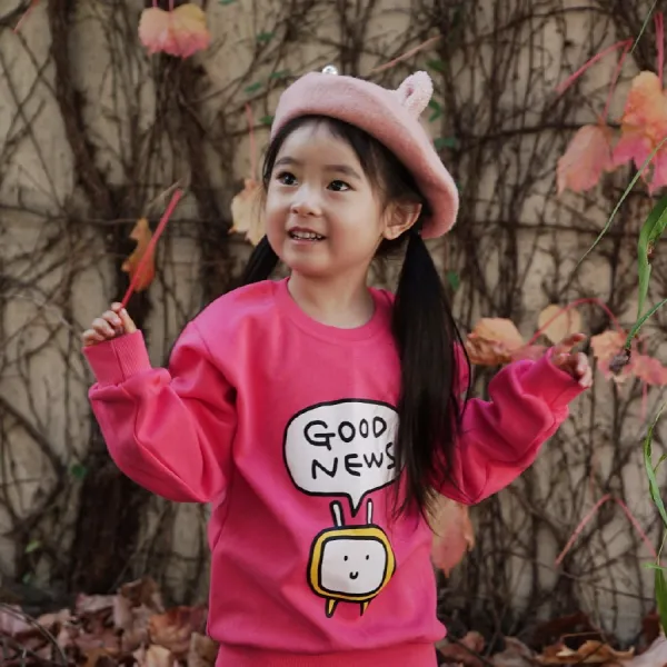 블레슈 굿뉴스 맨투맨 체리핑크 교회단체티 수련회티 가족맨투맨 교회맨투맨