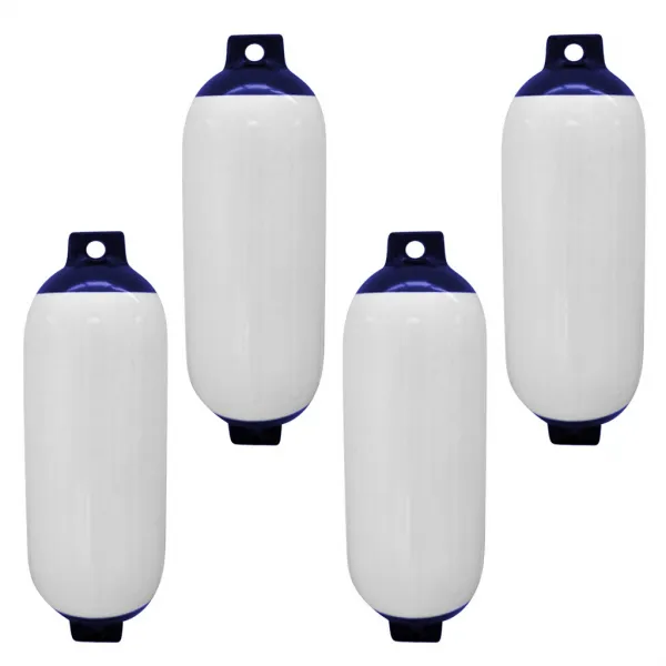 JC 요트 팽창 식 배 쾌속정 마리나 11x40cm를위한 4pcs 배 구조 망 범퍼, As Described