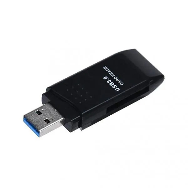 Zeyuan 2x5 기가바이트 매초 USB 3.0 마이크로 SD TF SDXC 플래시 메모리 카드 리더 블랙, 검은, 플라스틱