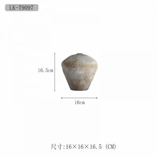 자게화병 화오 적막함 간결하게 꾸미다 건밀바람 풍자 격일 기대략 단민복 도기 꽃병 숙 다시 가입하다 화북 4639906490, LK-T9097 엔틱 화이트