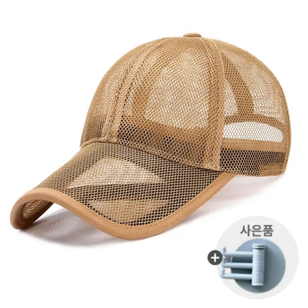 (e)월드비젼 남여공용 메쉬캡 야구모자 썬캡 여름 통풍 매쉬 볼캡
