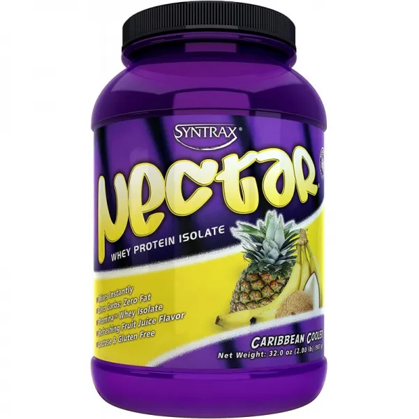 Syntrax Nectar 유장 단백질 분리 물 Caribbean Cooler 2 lbs (907g), 1, 단일상품