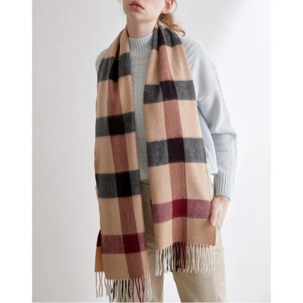 닥스 여성 캐시미어 100 닥스체크 캐시미어 머플러 Dlmu9d091w3