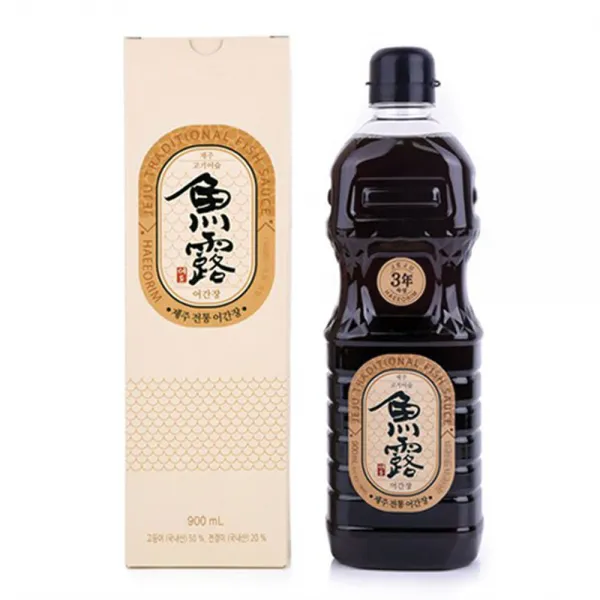 수려한풍미 제주 전통 어 Fish 간장 900ml 소량으로 다양한 요리에 감칠맛 Up 어? Me슐랭이다. 1병