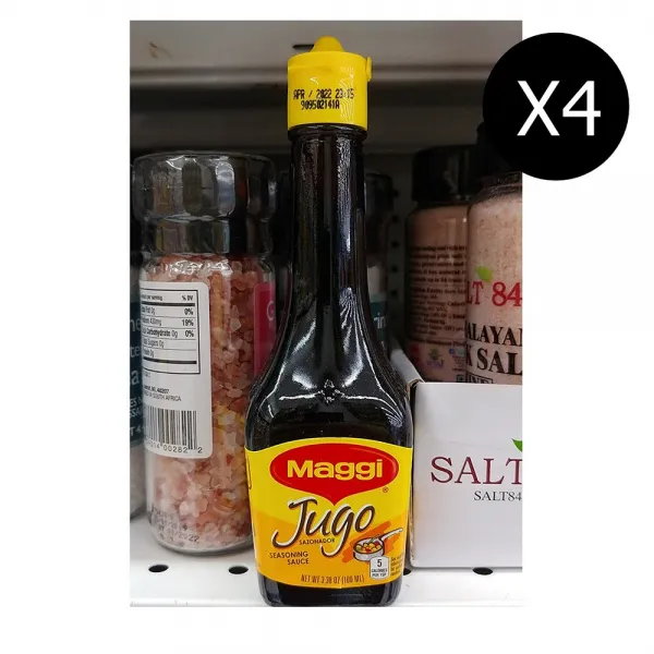 Maggi Jugo Seasoning Sauce 주도 시즈닝 소스 100mlx4, 4개
