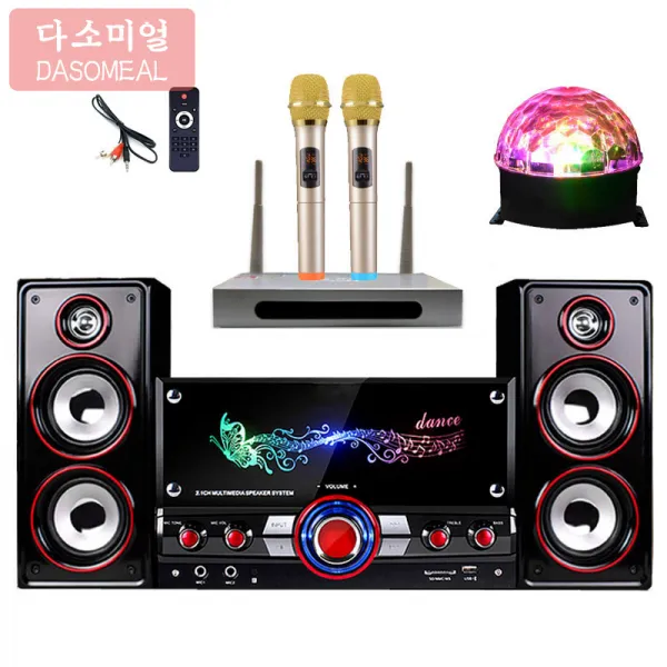  해외 직송 다소미얼 Pc용 스피커 Tv폰 오디오 무선 블루투스 스피커 데스크톱 K가 오디오 저음포 가정용 다매체 2.1 St18 A25 03 슈트