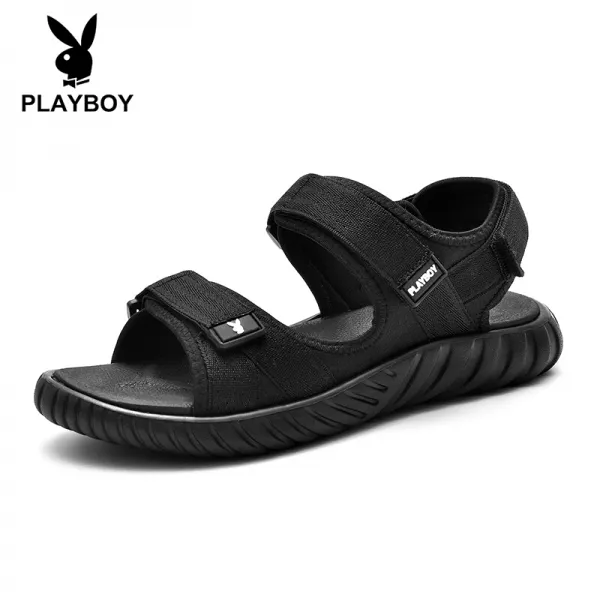바람둥이 (PLAYBOY) 남 화 캐 주 얼 샌들 남 통기 성 비치 화 스키 니 남 DS 83126 블랙 42