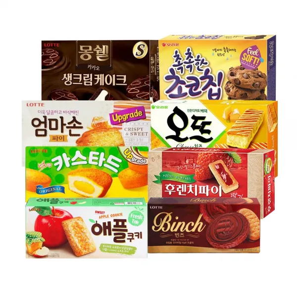 행복가득 인기과자세트 8종 사무실 탕비실 학교