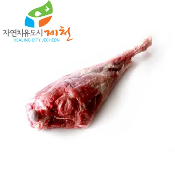 충북 제천 자연방목 토종 흑염소고기 앞다리 3kg, 1팩