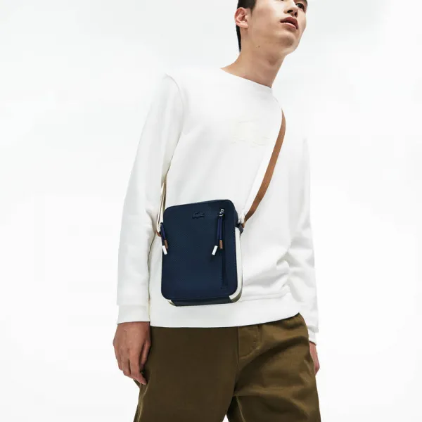 프랑스 LACOSTE 악어 CHANTACO 시리즈 남성 고전 패션 단 어깨 가방 | NH2646L2 B34 / 동색 00
