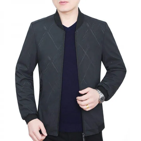 찬서 직구 봄가을 계절 비지니스 마른남자옷 아버지 캐쥬얼 차이나넥자켓 셔츠