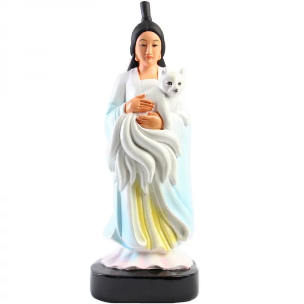 구미호선랑미녀 인연불상, 서있는 자세 높이38cm