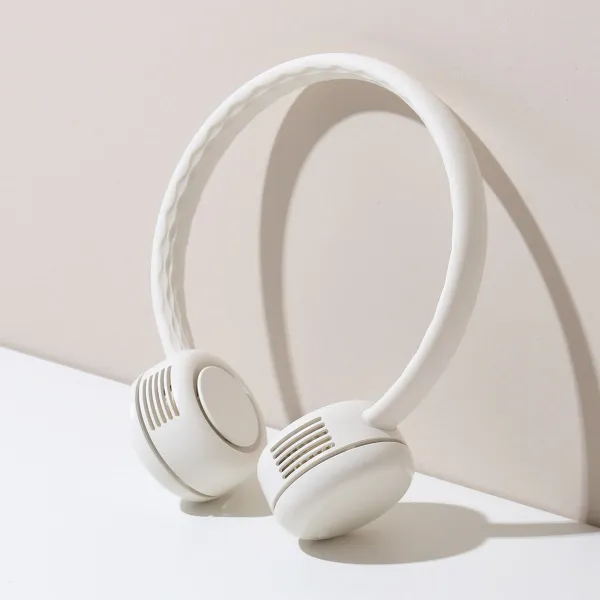 단순생활 넥밴드 휴대용 선풍기 화이트 01 크림화이트