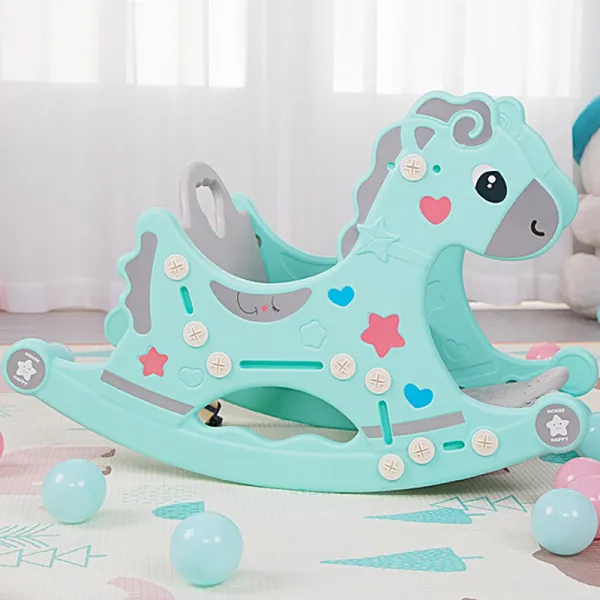 귀여운 유아용 아기흔들의자 흔들말 방꾸, 핑크