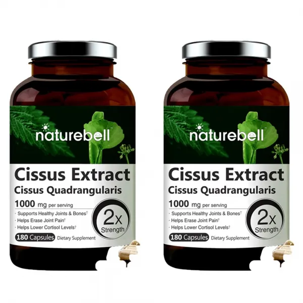 NatureBell 시서스 씨서스 시저스 알약 가루 1000mg 180개 2팩