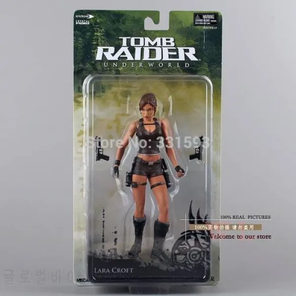 NECA 무덤 침입자 하층 라라 크로프트 PVC 액션 그림 7 18CM Box in new MV