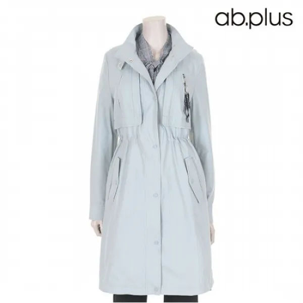 ab.plus ab.plus 슬림라인 스냅버튼 야상점퍼 (LSS1GU01A)_K6D7