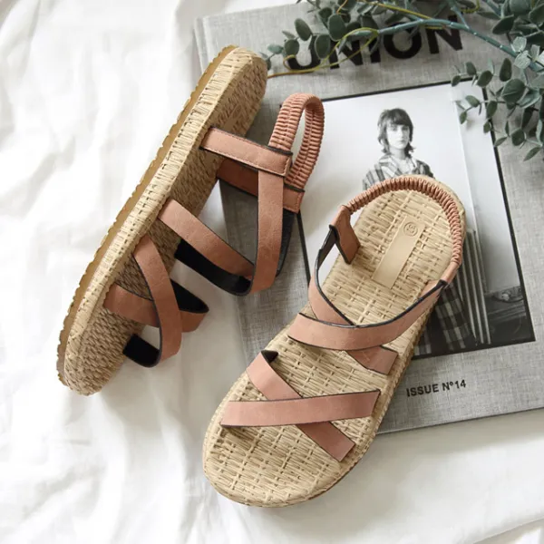 트윙키걸 발편한 여성 스트랩 샌들 여름 신발