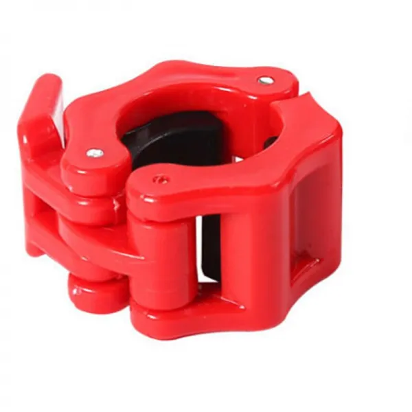 25/28/50mm Olympic Barbell Clamp Collar Quick Release Lock Dumbell Clips Weight Lifting Bar Gym Dumb, [17] 28cm Red